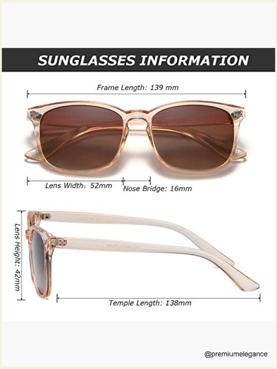 Retro Polarized Sunglasses for Women 2 Pack UV400 Anti-Glare Lightweight Driving main image 5